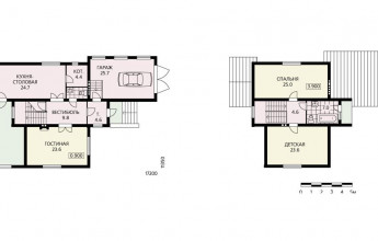 Коттедж с металлочерепицей