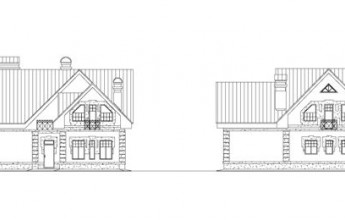 Современный загородный дом из газобетона