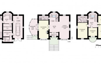 Трехуровневый особняк