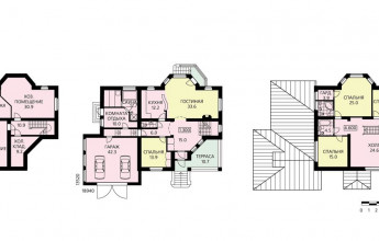 Проект коттеджа из пенобетона в стиле модерн