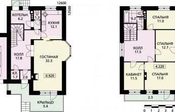 Коттедж в немецком стиле с люкарнами