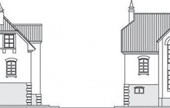 Трехэтажный реализованный коттедж