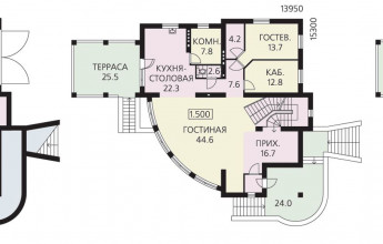 Четырехэтажный особняк