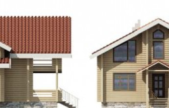 Удобный и комфортабельный дом из бруса