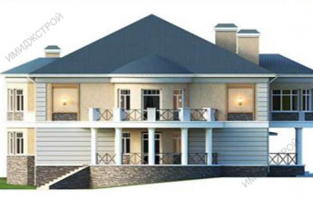 Красивый дом с колоннами 460 кв.м.