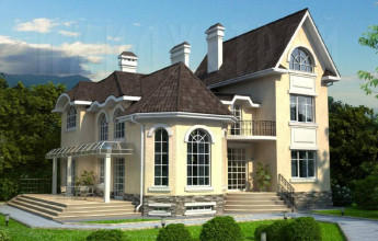 Необычный коттедж