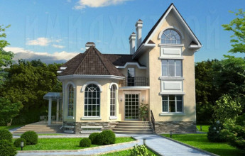 Необычный коттедж