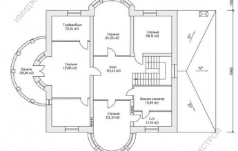 Красивый дом с колоннами 460 кв.м.