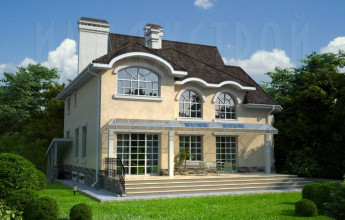 Необычный коттедж на 406 квадрата