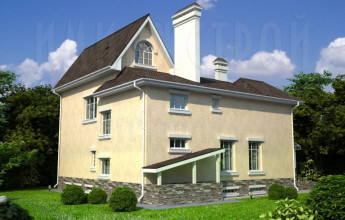 Необычный коттедж на 406 квадрата