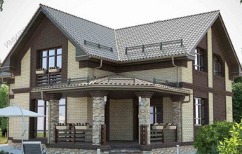 Дом с мансардным этажом 208 кв.м.