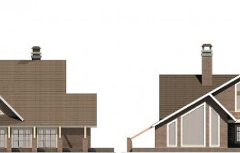 Проект дома в стиле шале