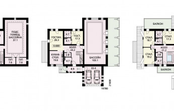 Проект дома в стиле шале