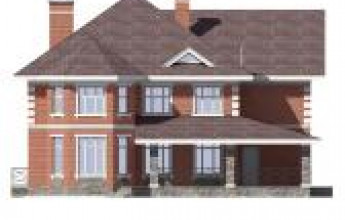 Из коричневого кирпича на 288 кв.м.