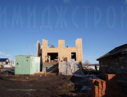 Коттедж с большими окнами 156 кв.м.