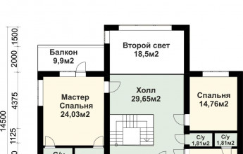 коттедж проект
