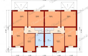 Таунхаус в европейском стиле  Двухэтажный таунхаус с самостоятельными входами