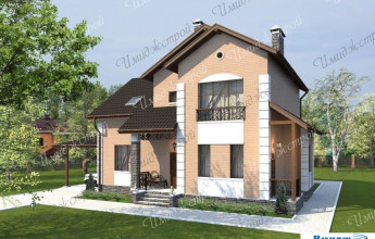 Современный двухэтажный коттедж на 206 м2 Коттедж на 206 м2 в современном стиле