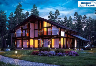 Фахверковый проект дома 351 кв.м.