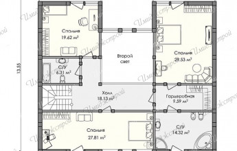 Фахверковый проект дома 351 кв.м.