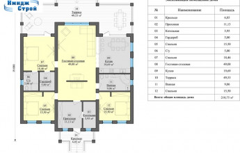 Каменный дом 210 кв.м.