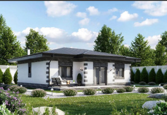 Один этаж дом 81 кв.м