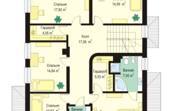 Дом с гаражом на 366 кв.м.