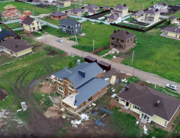 Красивый коттедж с мансардой