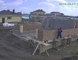 Красивый коттедж с мансардой