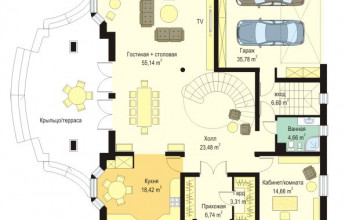 Коттедж в лесу 267 кв.м.