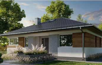 105 квадратных метров в один этаж