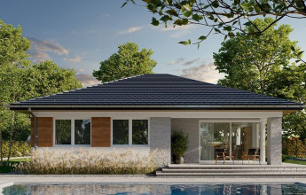 105 квадратных метров в один этаж