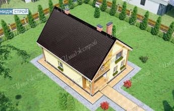 Уютный дом с мансардой 145 кв.м.