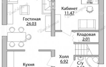 Уютный дом с мансардой 145 кв.м.