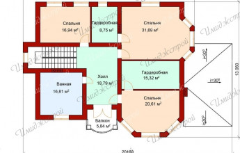 Гном с балконом 254 кв.м.