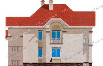 проект коттеджа из кирпича 10 на 10 метров