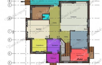 Двухэтажный коттедж в минималистическом стиле на 282 м2 Дом в стиле минимализма на 282 м2