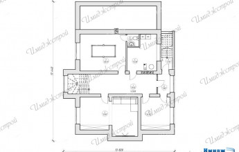 Проект коттеджа с цокольным этажом 407 кв.м