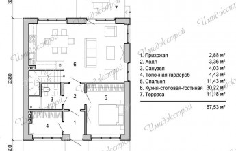 Дом с мансардой 121