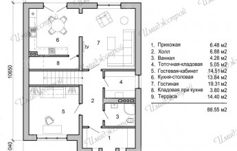 Двухэтажный дом в Баварском стиле 159 кв.м.
