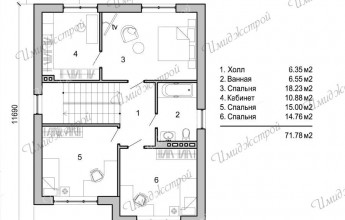 Двухэтажный дом в Баварском стиле 159 кв.м.
