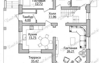Кирпич и камень 196 кв.м.
