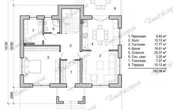 Элегантный проект дома с балконом  . Коттедж с балконами в европейском стиле