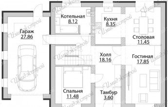 Проект усадьба Нагаево 210 кв.м.