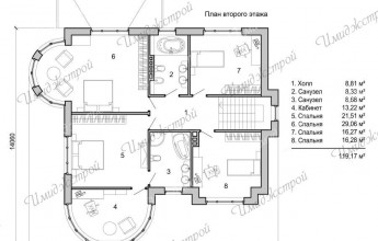 Проект дома в стиле Райта на 234 м2. Просторный дом в стиле Райта