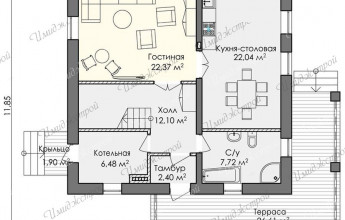 красивый коттедж