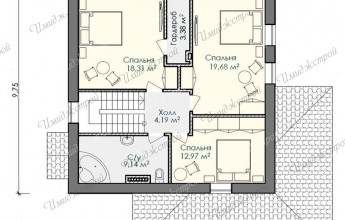 170 кв.м.красивый коттедж