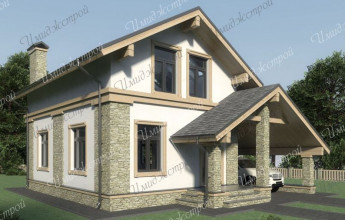 С навесом 100 кв.м