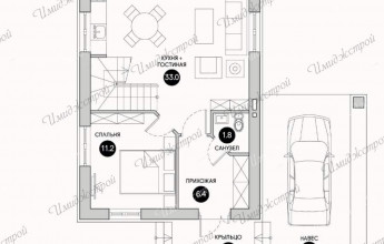 С навесом 100 кв.м