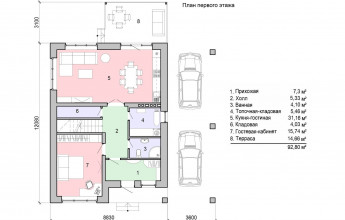 первый этаж план дома